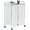 White, variant on Alden Design 20 Drawers Metal Frame Storage Cart Rolling Bin with Lockable Wheels, Black