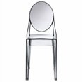 thumbnail image 3 of Plata Import - Ghost Armless Chair in Smoke Color - Adults, 3 of 3