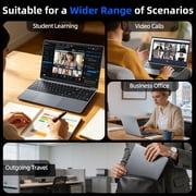 SGIN 15.6in Laptop 6GB DDR4 128GB SSD Laptop AI, Windows 11 with 4-Core Intel Celeron Laptop Computer, 1-yr Office 365, FHD 1920*1080
