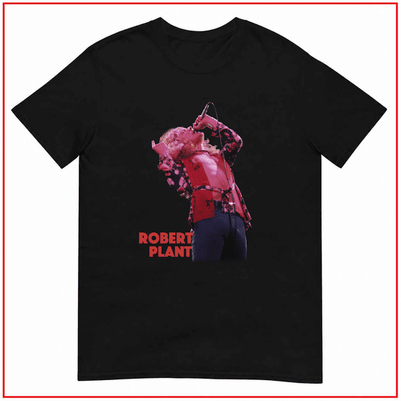 Robert Plant 1975 Classic Rock Band Fan Unisex T-Shirt V24135 Size S-5XL
