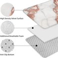 thumbnail image 5 of White Marble Rose Gold Line Pattern Bathroom Rugs Sets 3 Piece,Toilet Cover Set,Absorbent Non Slip Bathroom Mats Sets with U-Shaped Contour Rug Toilet Rug Set, 5 of 5