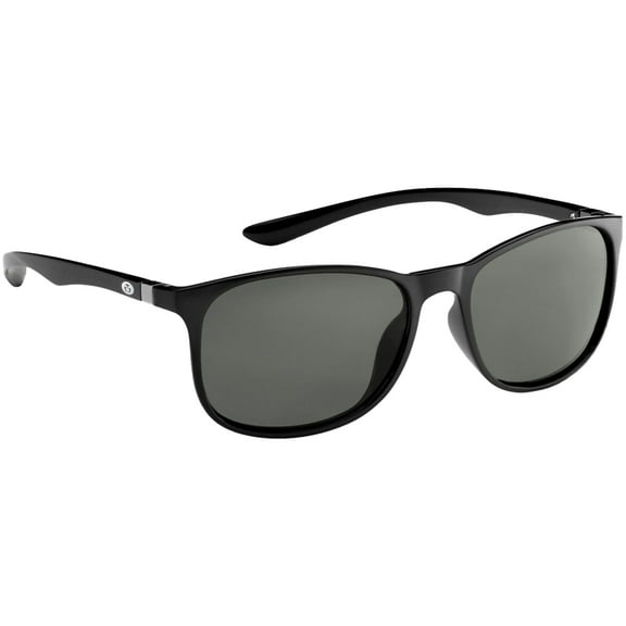 Flying Fisherman Una Polarized Sunglasses - Black/Smoke