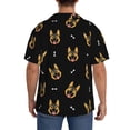 thumbnail image 7 of PAYOHTO Cute German Shepherd Mens Hawaiian Casual Short-sleeved Shirt Tropical Summer Beach Button Down Shirts, 7 of 7