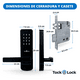 thumbnail image 2 of Cerradura Inteligente Chapa Digital Con Código y APP Móvil TLX01 TL - Tock Lock Tock Lock Tock Lock Cerradura Inteligente con App Móvil, 2 of 10