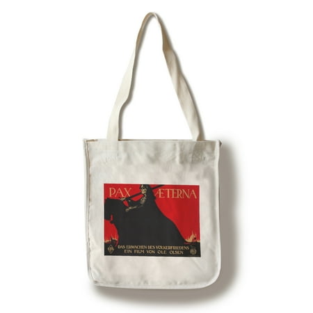 Pax Tail Bag - Pax Aeterna Vintage Poster (artist: Gipkens) Germany c. 1917 (100% Cotton Tote Bag - Reusable)