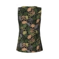 thumbnail image 5 of Lsque Camouflage Skulls Printed Workout Tank Tops for Women, Athletic Sports Tank Tops, Compression Sleeveless Dry Fit Shirts,Sleeveless Yoga Shirt-X-Large, 5 of 9