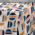 thumbnail image 4 of Abstract Dog Crate Cover, Geometric Inspired Simple Contemporary Pattern with Circular Shapes, Easy to Use Pet Kennel Cover Small Dogs Puppies Kittens, 7 Sizes, Pale Blush Multicolor, by Ambesonne, 4 of 6