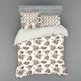 thumbnail image 2 of Ambesonne Floral Bedding Set 3 Pcs, English Garden Nostalgia, Twin, Dried Rose Beige, 2 of 3