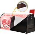 thumbnail image 4 of Red Love Gnomes Mailbox Cover Valentines Day Mailbox Covers Magnetic Large Oversized 21"X25.5" Mailbox Wraps Post Letter Box Cover Garden Decorations, 4 of 6