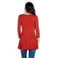 thumbnail image 3 of Women's Sublime Silky Black Tunic Top, 3 of 3