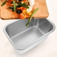 thumbnail image 4 of OUNONA Compost Bin for Kitchen 1Pack Silver Rectangular Stainless Steel with Odor Prevention and Modern Design, 4 of 6