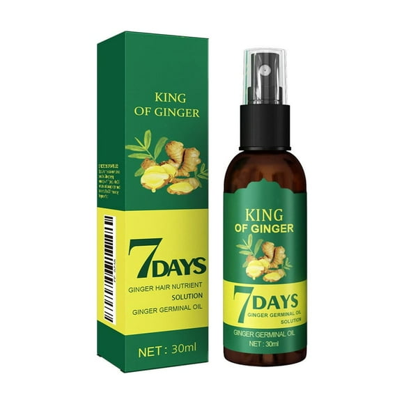 Spray de suero de jengibre para la caída del cabello, líquido para el crecimiento del cabello, 30 ml, cremas faciales