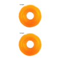 thumbnail image 4 of Billuyoard Pet Chew Toy Training Squeak Ring Ball TPR Molar Sound Juego Interactivo Juguete, Naranja, S Type2 NO2, 4 of 6