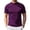 N1-Deep Red, variant on Mock Turtleneck T-Shirts for Men Short Sleeve T-Shirts Solid Color Tee Basic Casual Stylish Soft Lightweight Pullover Tops,Red L
