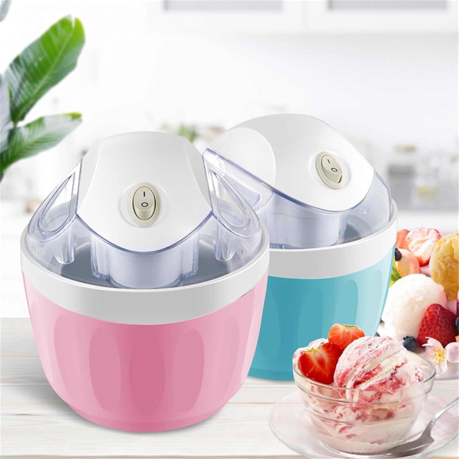 Mini Ice Cream Maker For Home, Ice Cream Maker Freezing Mug,Frozen Yogurt,Personal Compact Ice Cream Maker For Family,Party, Dorms