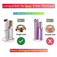 thumbnail image 2 of Para un removedor de cabello impecable, 8 cabezales de repuesto que reemplazan la limpieza de las cuchillas (8 piezas, GEN 1), 2 of 5