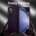 thumbnail image 5 of for Samsung Galaxy Z Fold 5 Case [Hidden Magnetic Kickstand], Z Fold 5 5g Kickstand Phone Case Slim Hard PC Bumper Shockproof Support Wireless Charging Z Fold5 5g Stand Case Black, 5 of 6