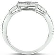 thumbnail image 3 of SuperJeweler 1/4 Carat Diamond Ring In Sterling Silver For Women, 3 of 6