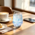 thumbnail image 3 of Sea Life Printed Stemless Wine Glass, Clear Reusable Glass Tumbler for Wine, Iced Coffee, Beach Party & Home Gathering, 3 of 4