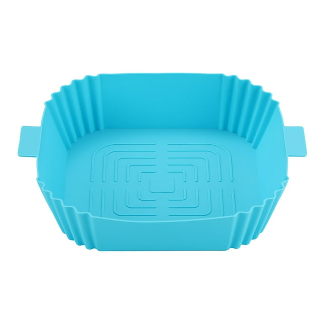 Olla y bandeja para hornear de silicona para freidora de aire de gran capacidad