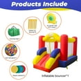 thumbnail image 6 of Dvreugde Inflatable Bounce House Slide with Blower for Kids 3-5 Jumping Castle 6.6x9.6ft, 6 of 7