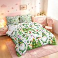 thumbnail image 2 of Manfei Vintage Snowman 7-Piece Twin Bedding,Traditional Gingerbread Men Bedding Comforter Set,Christmas Reversible, 2 of 6