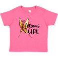 thumbnail image 3 of Inktastic Illinois Girl- Butterfly Girls Baby T-Shirt, 3 of 5