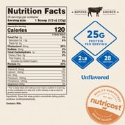 Nutricost Grass-Fed Whey Protein Concentrate Powder (Unflavored) 2LBS - Non-GMO, Gluten Free