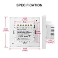 thumbnail image 4 of Smart Light Switch 1 Gang Wifi Smart Touch Wall Switch Voice/App Sharing Switch Gold, 4 of 9