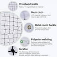 thumbnail image 3 of relayinert 1*9.5m Volleyball Net Portable Standard Volleyball Net Black Detachable Professional Volleyball Net Volleyball Replacement Net with Storage Bag for Gym Beach Playground, 3 of 8
