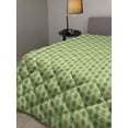 thumbnail image 2 of Exotic Down Alternative Comforter, Refreshing Hawaiian Palm Trees in Various Green Tones, Microfiber Quilt for All Season, 5 Sizes, Shamrock Green Yellow, by Ambesonne, 2 of 3