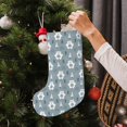 thumbnail image 5 of Uemuo bead tree winter Print Christmas Stockings, 18inch Xmas Hanging Stocking Decorations for Christmas Party Family Decor, 5 of 7