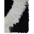 thumbnail image 5 of Rugsotic Carpets Hand Tufted Shag Polyester Eco-Friendly Area Rugs - 5'x8', Rectangle, Black, Plain Solid Design, High Pile Handmade Anti Skid Rugs for Living Room, Bed Room K000A2, 5 of 5