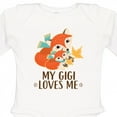 thumbnail image 4 of Inktastic My Gigi Loves Me Fox Grandchild Boys or Girls Long Sleeve Baby Bodysuit, 4 of 5
