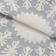 thumbnail image 3 of BNM Cotton Blend Classic Medallion Bedspread Set, King, Slate Blue, 3 of 5