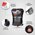 thumbnail image 2 of Solar Camping Shower, Sturdy, Reliable, Portable Solar Heated Shower Bag, Suitable For Camping, Backpacking And Hiking. (20 Litre Solar Shower), 2 of 7