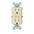 thumbnail image 2 of Leviton GFTR1-3I Smartest Self-Test SmartlockPro Slim Tamper-Resistant LED Indicator GFCI Receptacle, 3-Pack, Ivory, 3 Count, 2 of 3