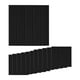 thumbnail image 2 of 12 Uds. Pegatinas de azulejos, pegatinas de pared, decoración del hogar, tableros de insonorización de alto rendimiento, paneles absorbentes de sonido Negro, 2 of 8