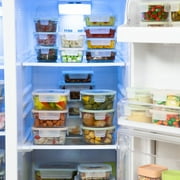 Glasslock Ovenproof Food Storage Containers with Lid, 10 Piece
