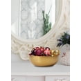 thumbnail image 3 of Serene Spaces Living Vintage Gold Decorative Iron Bowl, 12" Diameter & 4" Tall, Pack of 6, 3 of 6