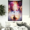 thumbnail image 3 of Farm House Decor Tapestry, Digital Overlapping Psychedelic Mystical Back with Hot Flame Effects Image, Wall Hanging for Bedroom Living Room Dorm Decor, 60W X 80L Inches, Multi, by Ambesonne, 3 of 5