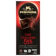 Perugina Candy Bar Dark Chocolate 51%, 3 Oz