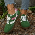 thumbnail image 6 of Womens Sneakers, Sneakers for Women, Womens Tennis Shoes, Women Classic Retro Casual Lifestyle Sneakers Tennis Shoe Comfort Walking Footwear Lightweight Anti Slip Trainers, Green 5.5, 6 of 9