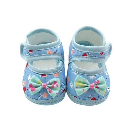 

Babula Infant Baby Kids Summer Sandals Girl Princess Soft Sole Shoes 0-18M