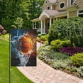 thumbnail image 5 of Basketball with Water Garden Flag 12"x18" Double-Sided Yard Flags for Outside Outdoor All Seasonal Decoration, 5 of 6