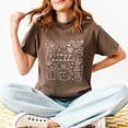 thumbnail image 4 of Cozy Season Coquette Icons - Womens Garment Dyed Tee, 4 of 11