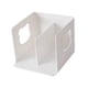 thumbnail image 3 of Soporte para libros de escritorio, clasificador de archivos de oficina, multiusos, compacto, decorativo, versátil Blanco, 3 of 9