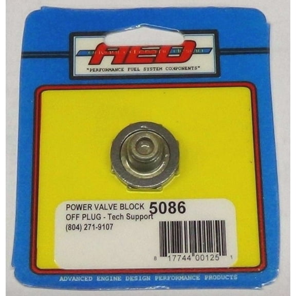 AED 5086 Power Valve Block Off Plug