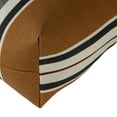 thumbnail image 4 of Greendale Home Fashions Outdoor 44'' x 22'' High Back Chair Cushion, Brick Stripe, 4 of 8