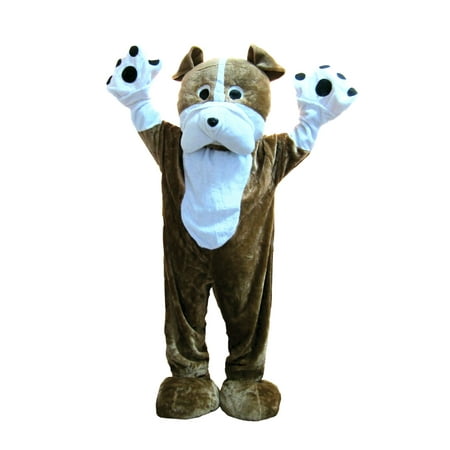 Adult Unisex Bulldog Mascot Costume